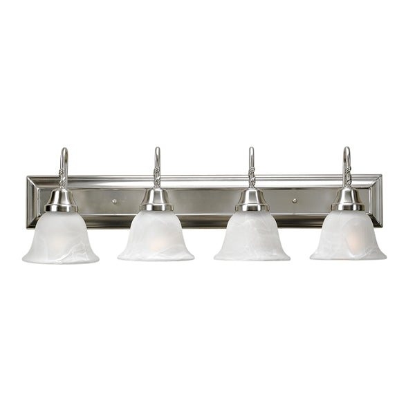 Russell Bordeaux 782-704/BCH Bath Vanity Light 9 in. wide - Brushed Chrome