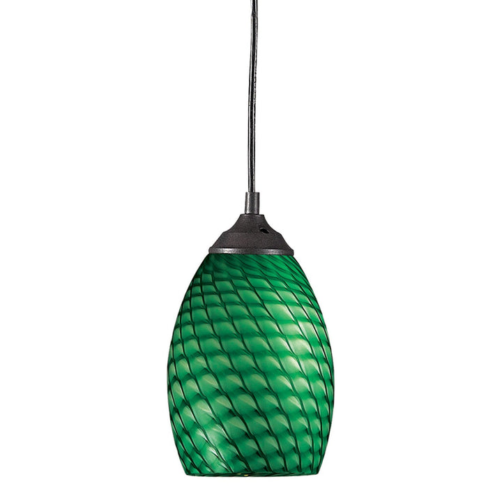 Z-Lite Jazz 131-GREEN Pendant Light - Sand Black