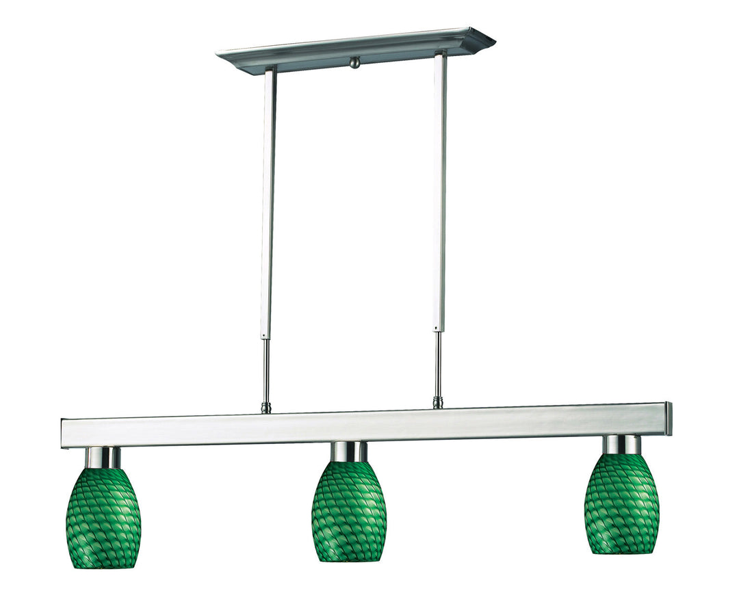 Z-Lite Cobalt 152BN-131GREEN Pendant Light - Brushed Nickel