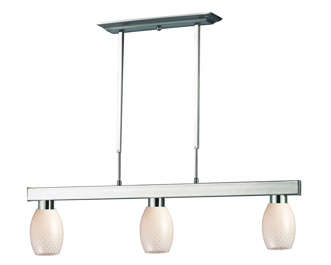 Z-Lite Cobalt 152BN-131WHITE Pendant Light - Brushed Nickel