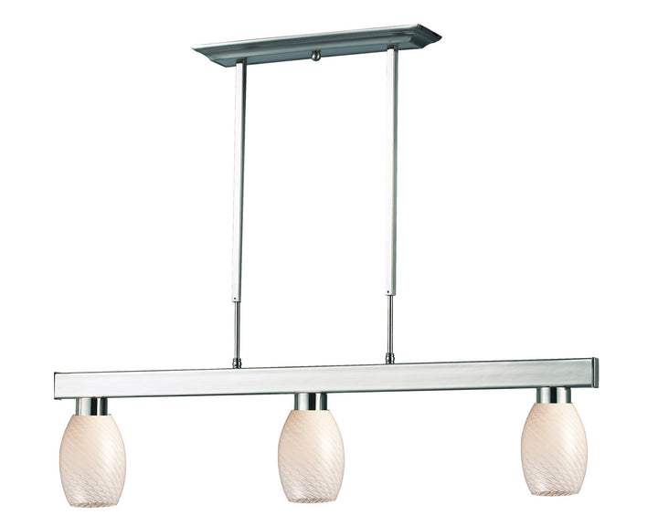 Z-Lite Cobalt 152BN-131WHITE Pendant Light - Brushed Nickel