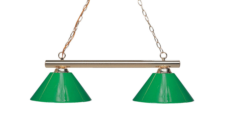 Z-Lite Sharp Shooter 155-2PB-PGR Pendant Light - Polished Brass