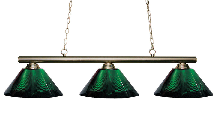 Z-Lite Sharp Shooter 155-3BN-ARG Pendant Light - Brushed Nickel