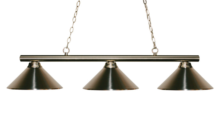 Z-Lite Sharp Shooter 155-3BN-MBN Pendant Light - Brushed Nickel