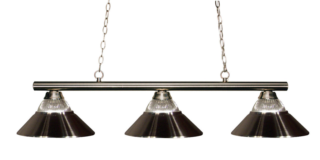 Z-Lite Sharp Shooter 155-3BN-RBN Pendant Light - Brushed Nickel