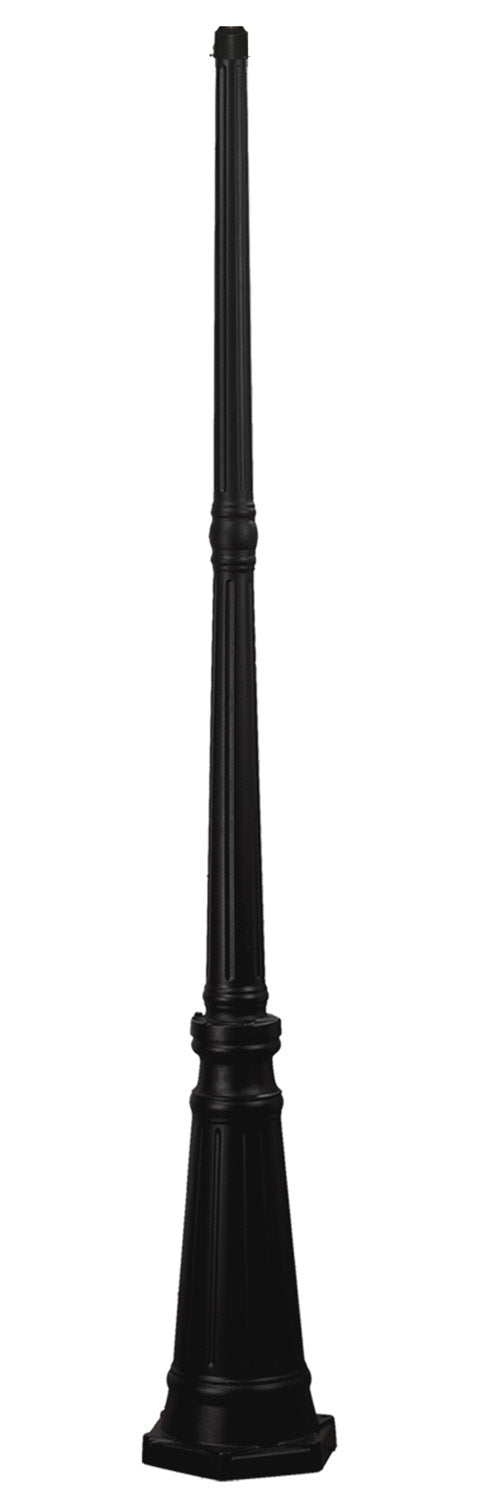 Z-Lite Lighting 504POST-BK  Waterloo Outdoor Black