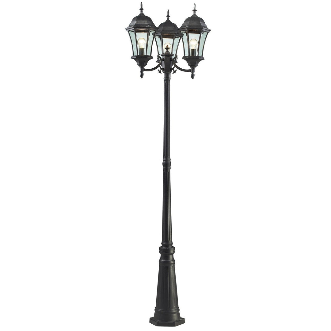 Z-Lite Lighting 522MP3-BK  Wakefield Outdoor Black