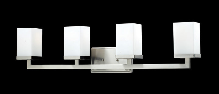 Z-Lite Tidal 1900-4V Bath Vanity Light 34 in. wide - Brushed Nickel