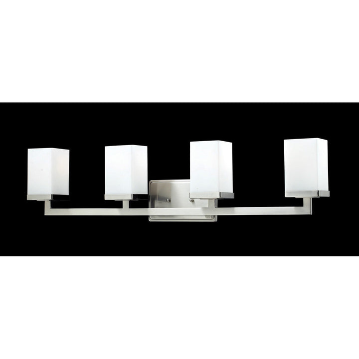 Z-Lite Tidal 1900-4V Bath Vanity Light 34 in. wide - Brushed Nickel