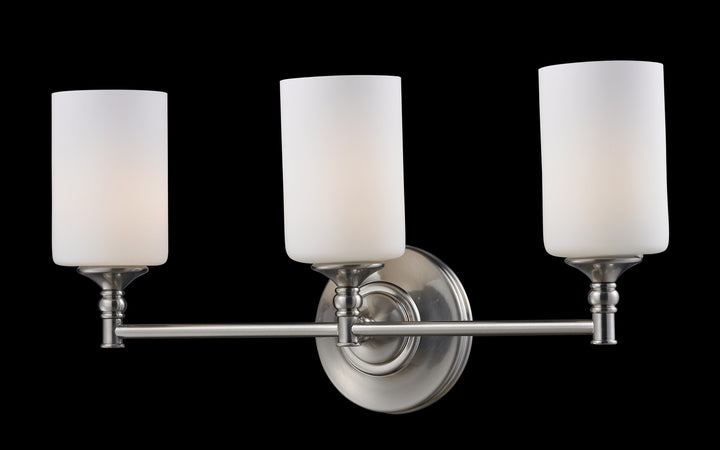 Z-Lite Cannondale 2102-3V Bath Vanity Light 22 in. wide - Brushed Nickel