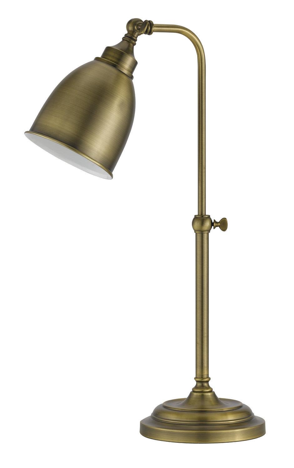 Cal Lighting BO-2032TB-AB Pharmacy One Light Table Lamp Lamp Brass - Antique