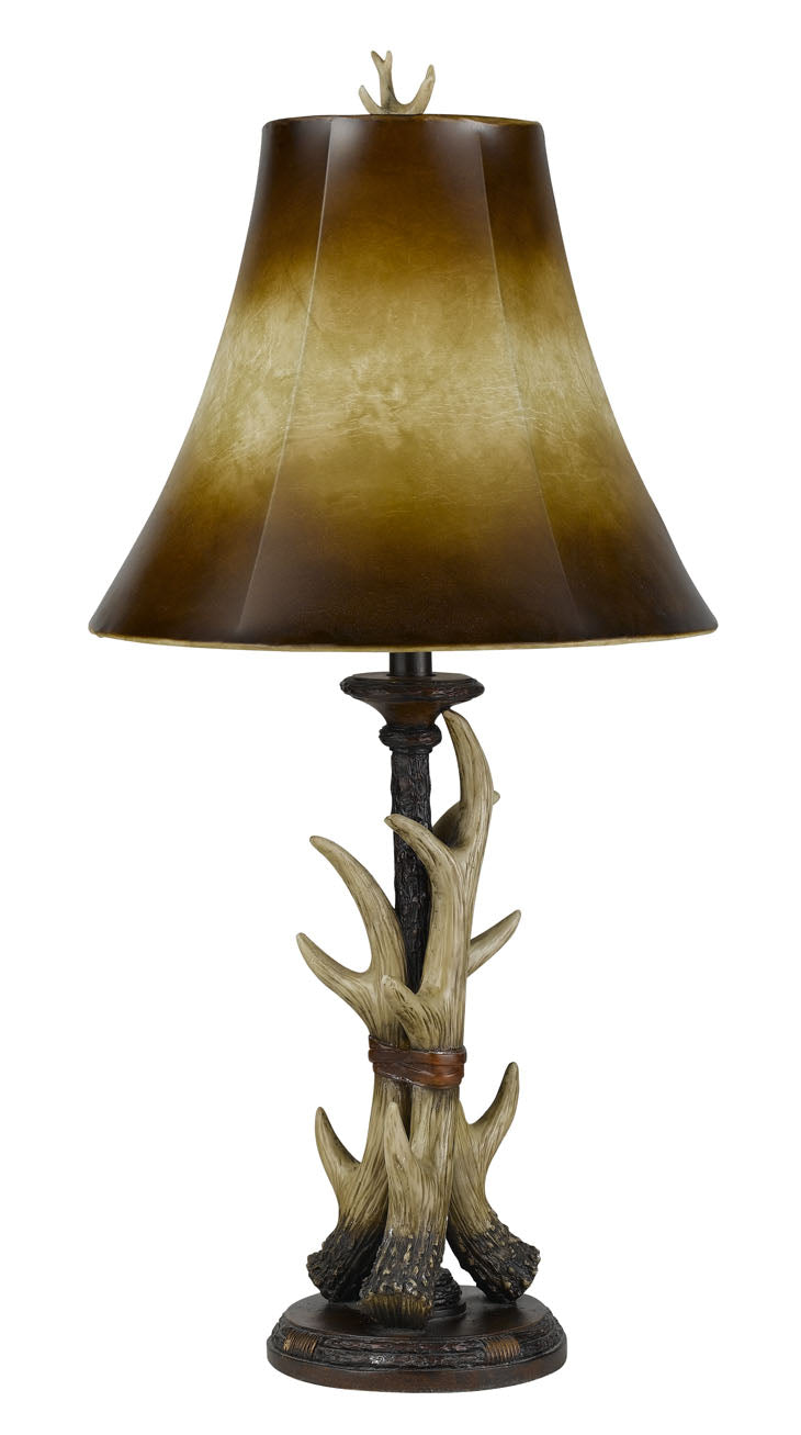 Cal Lighting BO-2068TB Buckhorn One Light Table Lamp Lamp Bronze / Dark