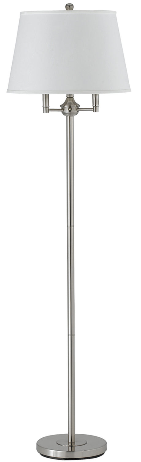 Cal Lighting BO-2077-6WY-BS Andros Four Light Floor Lamp Lamp Pewter, Nickel, Silver