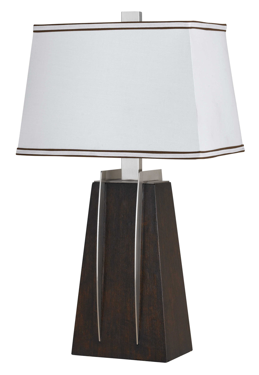 Cal Lighting BO-2102TB Pyramid One Light Table Lamp Lamp Bronze / Dark