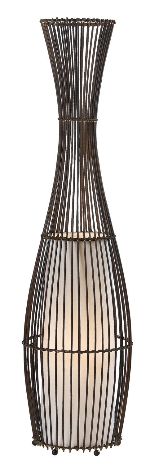 Cal Lighting BO-2198FL Rattan Floor Lamp Lamp Bronze / Dark