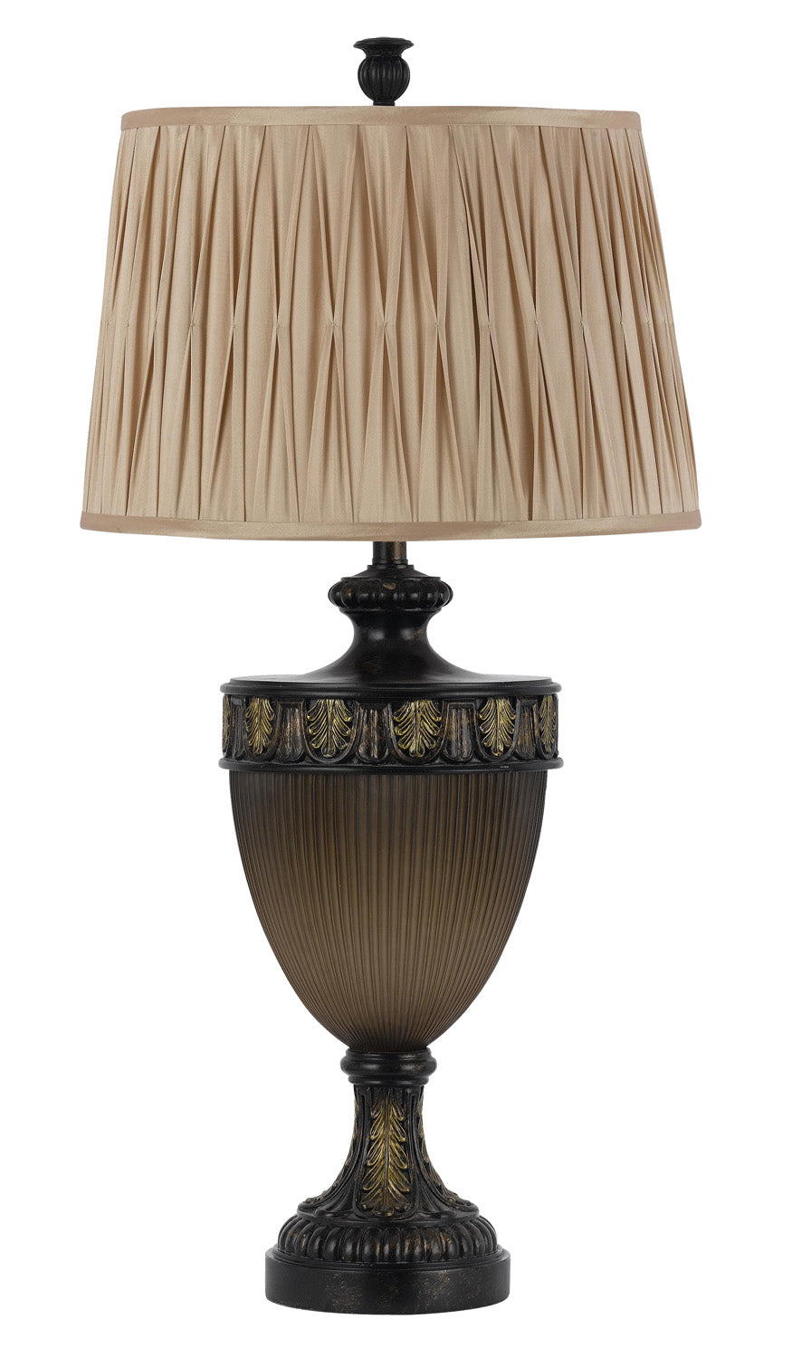 Cal Lighting BO-2225TB Clinton One Light Table Lamp Lamp Bronze / Dark