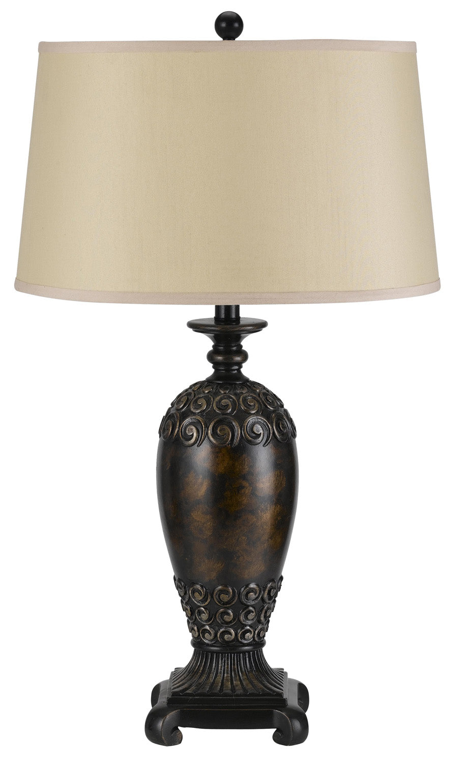 Cal Lighting BO-2230TB Biloxi One Light Table Lamp Lamp Bronze / Dark