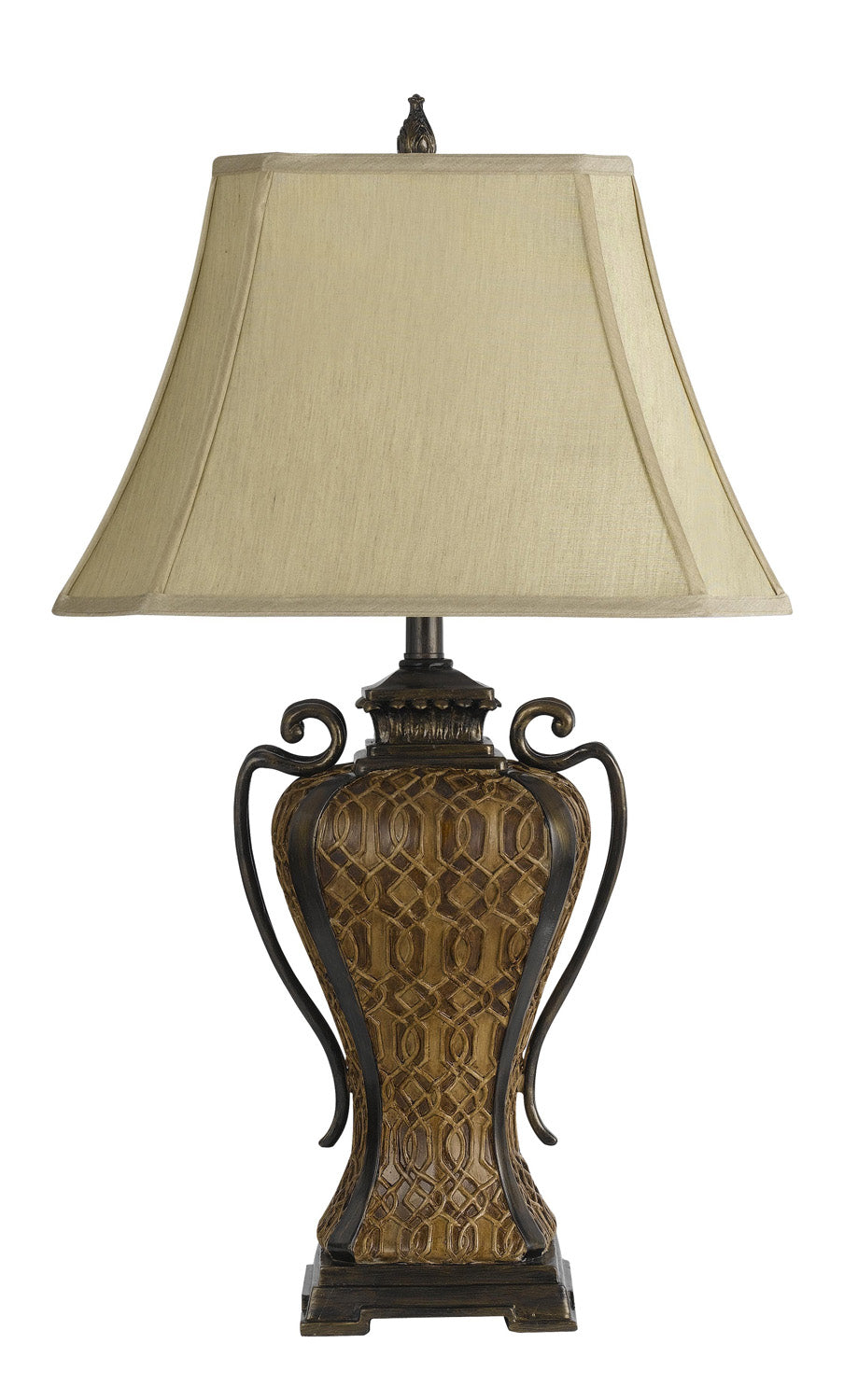 Cal Lighting BO-2242TB Charleston One Light Table Lamp Lamp Bronze / Dark