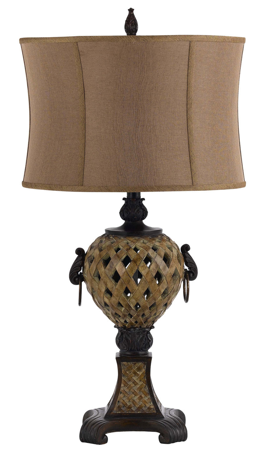 Cal Lighting BO-2284TB Emporia One Light Table Lamp Lamp Bronze / Dark