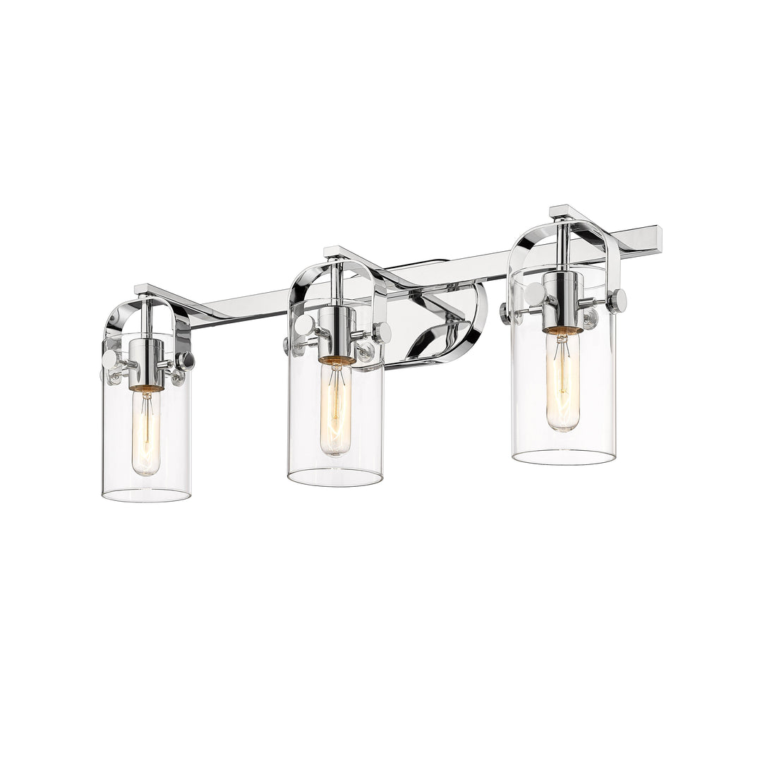 Innovations Downtown Urban 423-3W-PC-G423-7CL Bath Vanity Light 25 in. wide - Polished Chrome