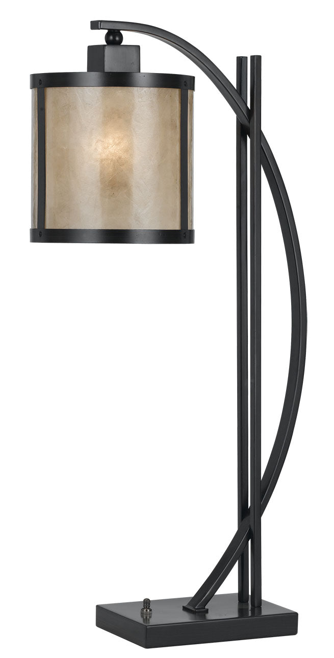 Cal Lighting BO-2320TB Mica One Light Table Lamp Lamp Bronze / Dark