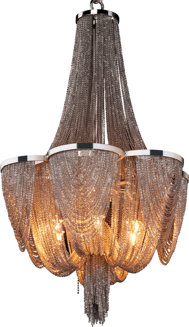 Maxim Chantilly 21464NKPN Chandelier Light - Polished Nickel