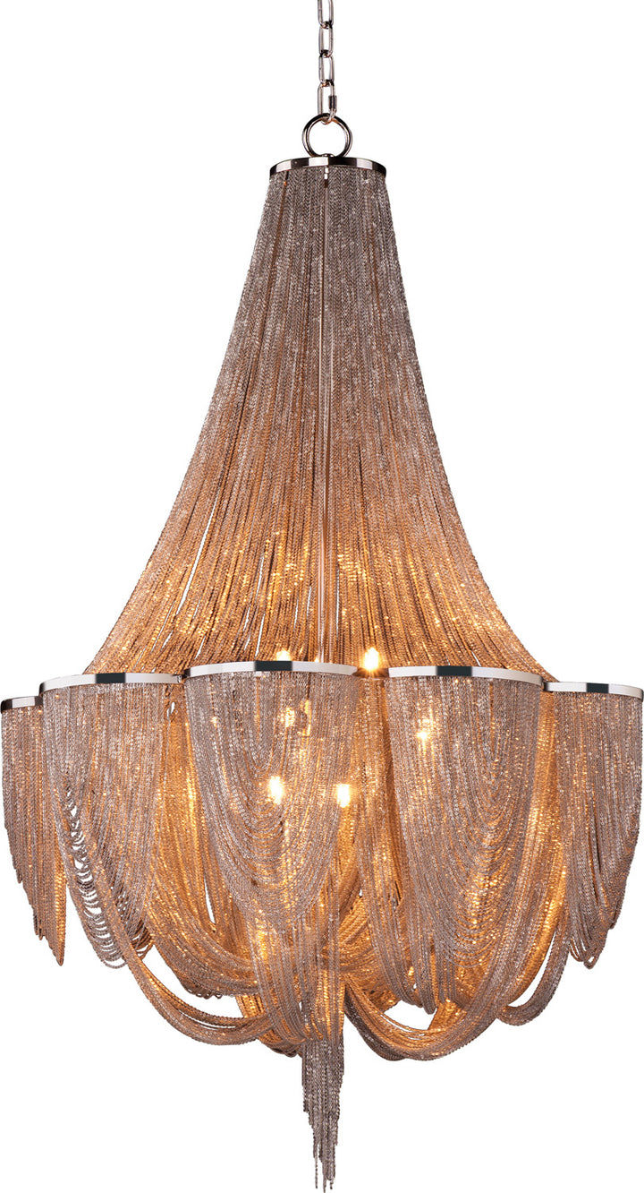 Maxim Chantilly 21466NKPN Chandelier Light - Polished Nickel