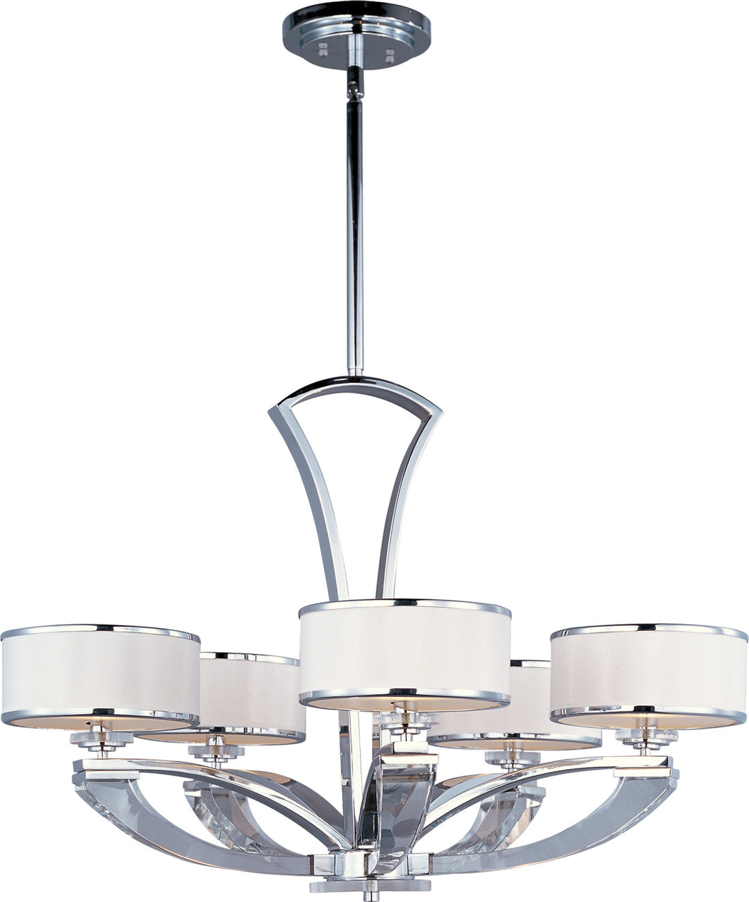 Maxim Metro 39825BCWTPC Chandelier Light - Polished Chrome