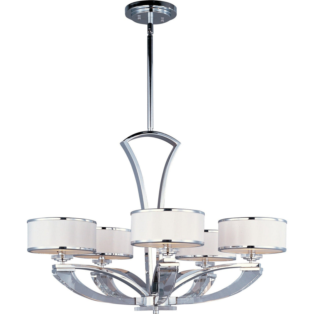 Maxim Metro 39825BCWTPC Chandelier Light - Polished Chrome