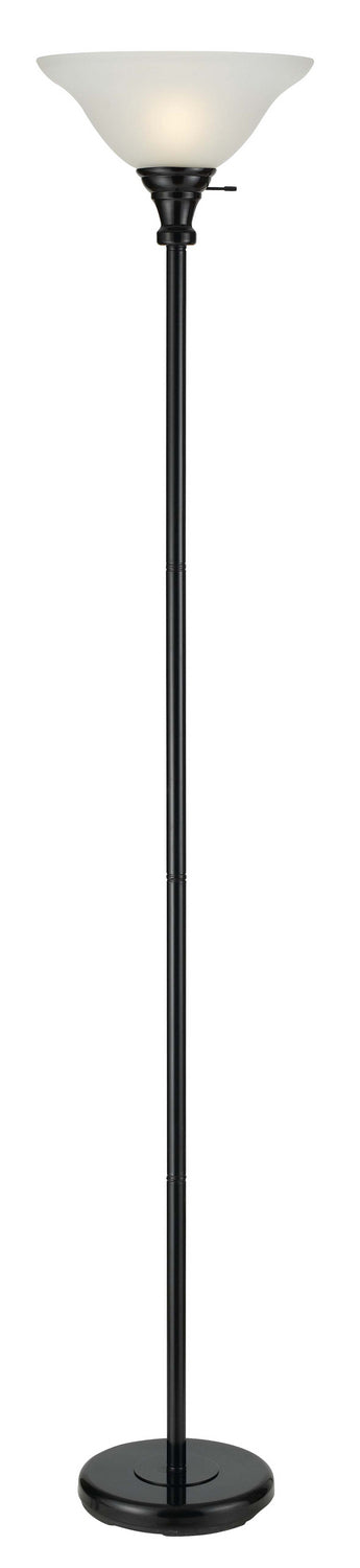 Cal Lighting BO-213-BK Torchiere One Light Torchiere Lamp Black