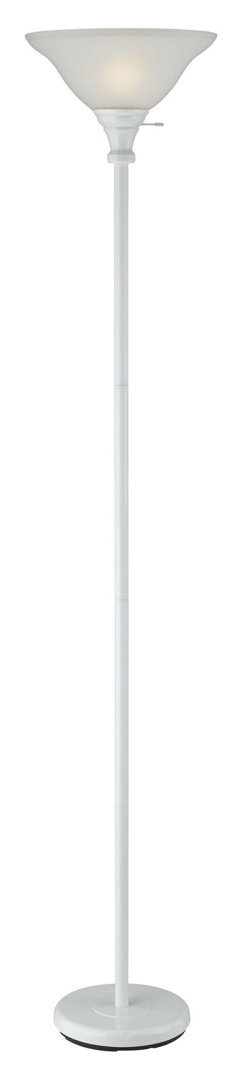 Cal Lighting BO-213-WH Torchiere One Light Torchiere Lamp White