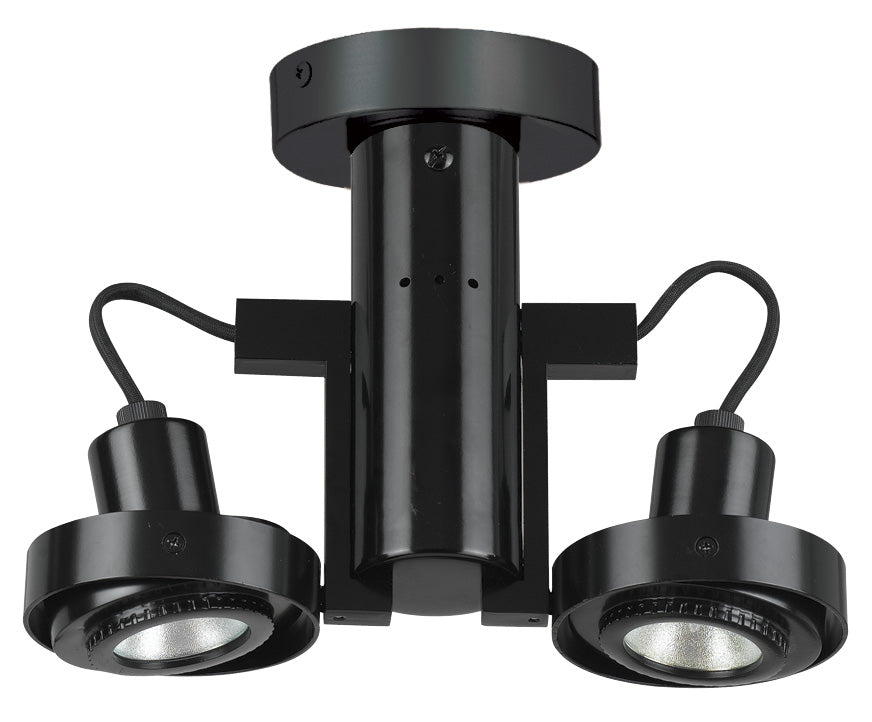 Cal Dual Spot CE-962/MR-16-BK Ceiling Light - Black