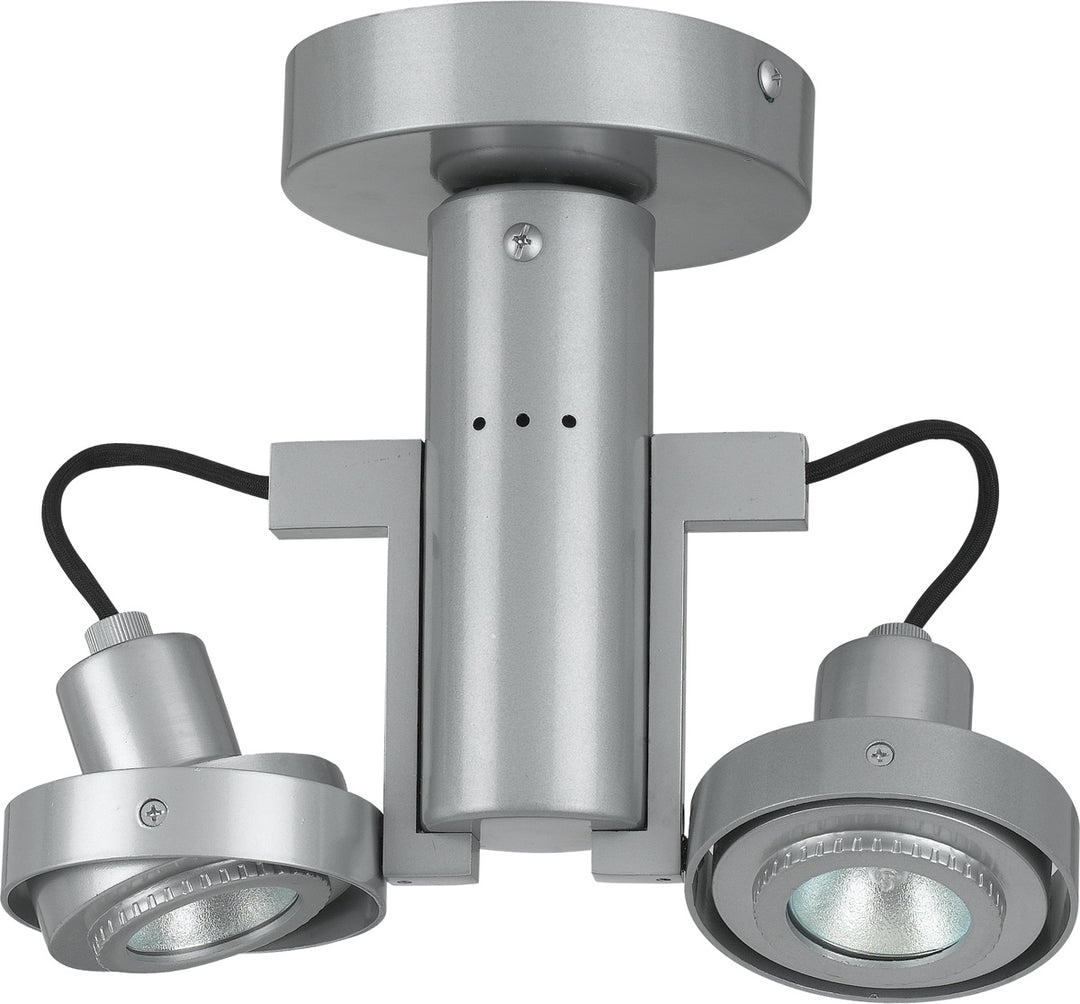 Cal Dual Spot CE-962/MR-16-PS Ceiling Light - Painted Silver