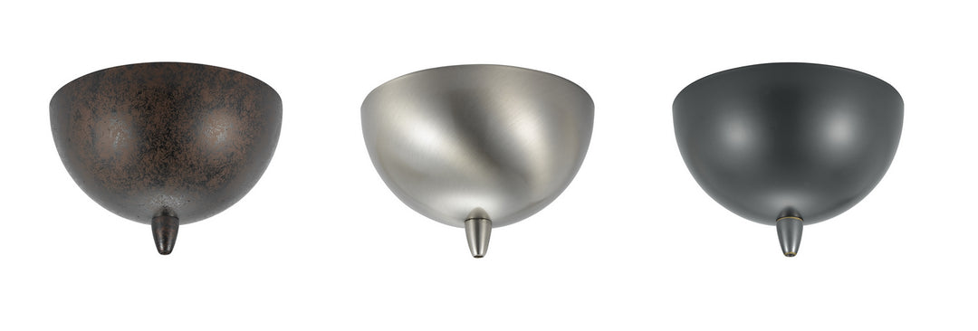 Cal Lighting CP-972-BS Canopy For Low Volt,50W,12V,Class 2 Decor Pewter, Nickel, Silver