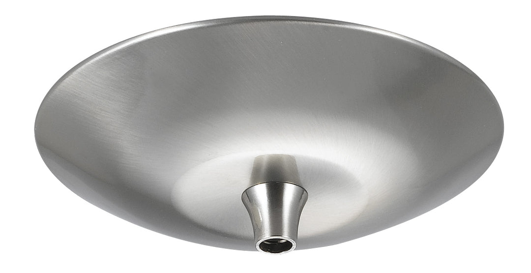 Cal Lighting CP-974-BS Canopy Single Ltg ,120V,5 Diameter Decor Pewter, Nickel, Silver