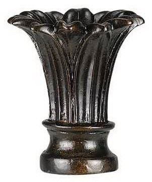 Cal Lighting FA-5004C Finials Resin Finial Decor Bronze / Dark