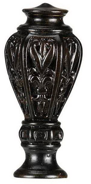 Cal Lighting FA-5011C Finial Finial Decor Bronze / Dark