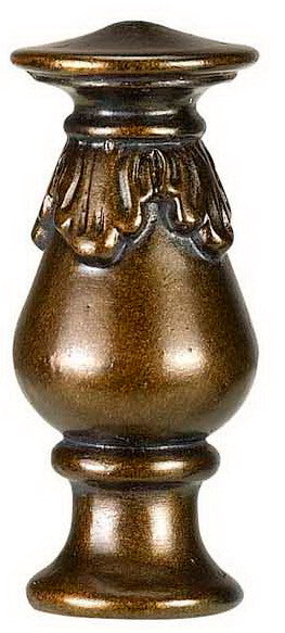 Cal Lighting FA-5040A Resin Finials Finial Decor Bronze / Dark