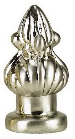 Cal Lighting FA-5052D Finial Finial Decor Pewter, Nickel, Silver