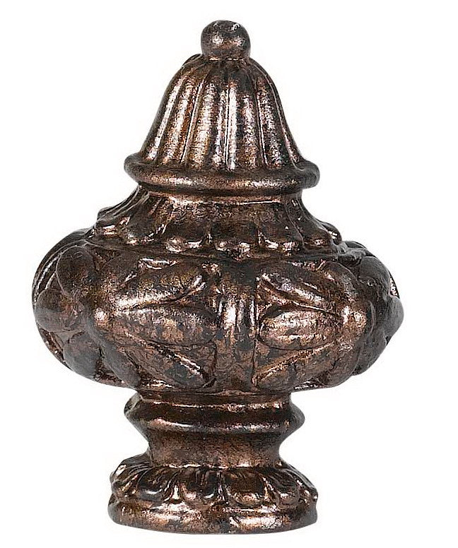 Cal Lighting FA-5064A Metal Finials Finial Decor Bronze / Dark