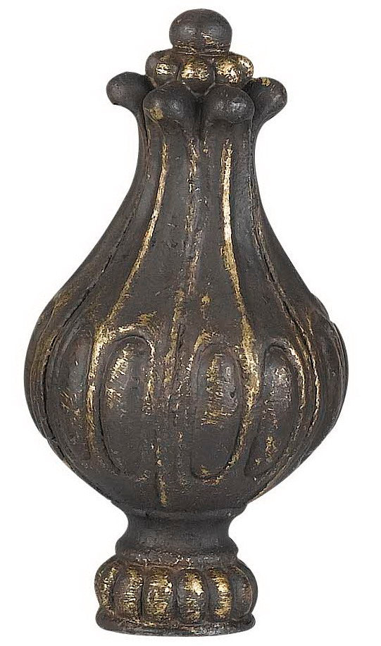 Cal Lighting FA-5065A Metal Finials Finial Decor Bronze / Dark