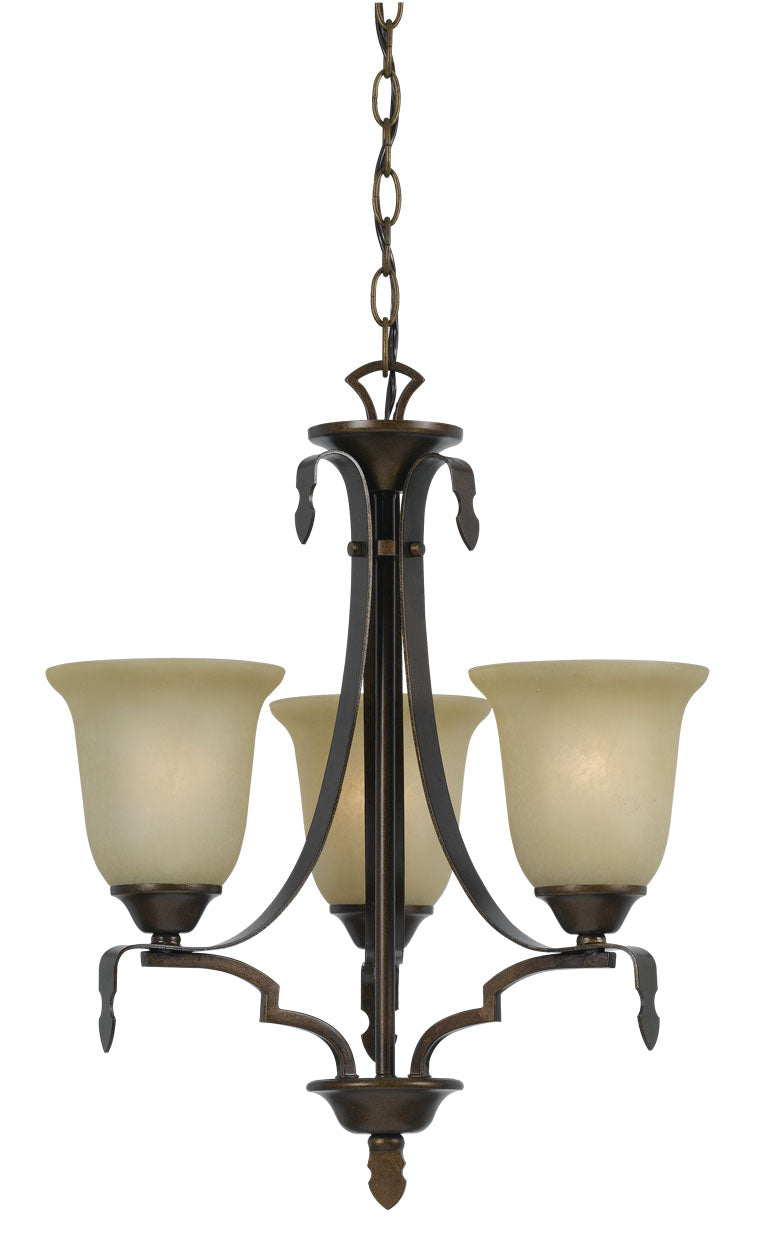 Cal Dabois FX-3506/3 Chandelier Light - Gold Bronze