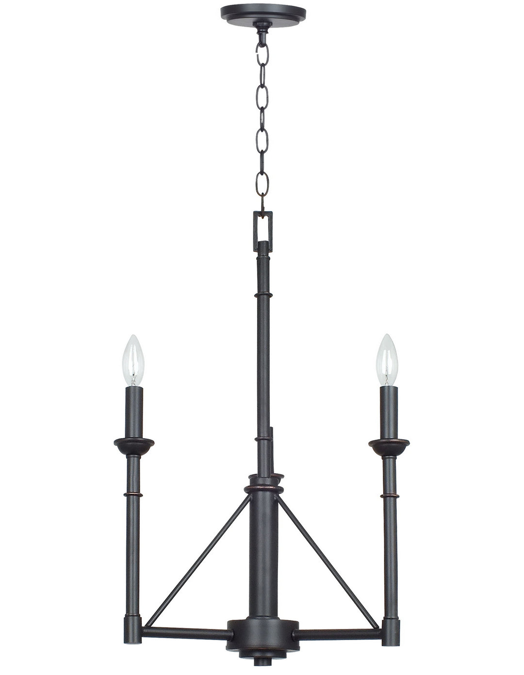 Cal Monclovia FX-3516/3 Chandelier Light - Industrial Bronze