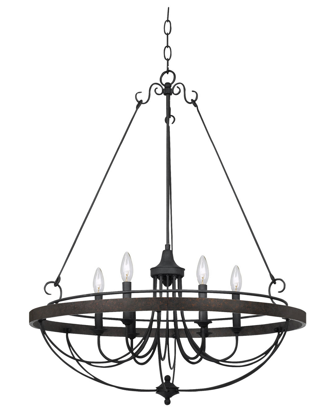 Cal Helena FX-3518/6 Chandelier Light - Morrocan Bronze