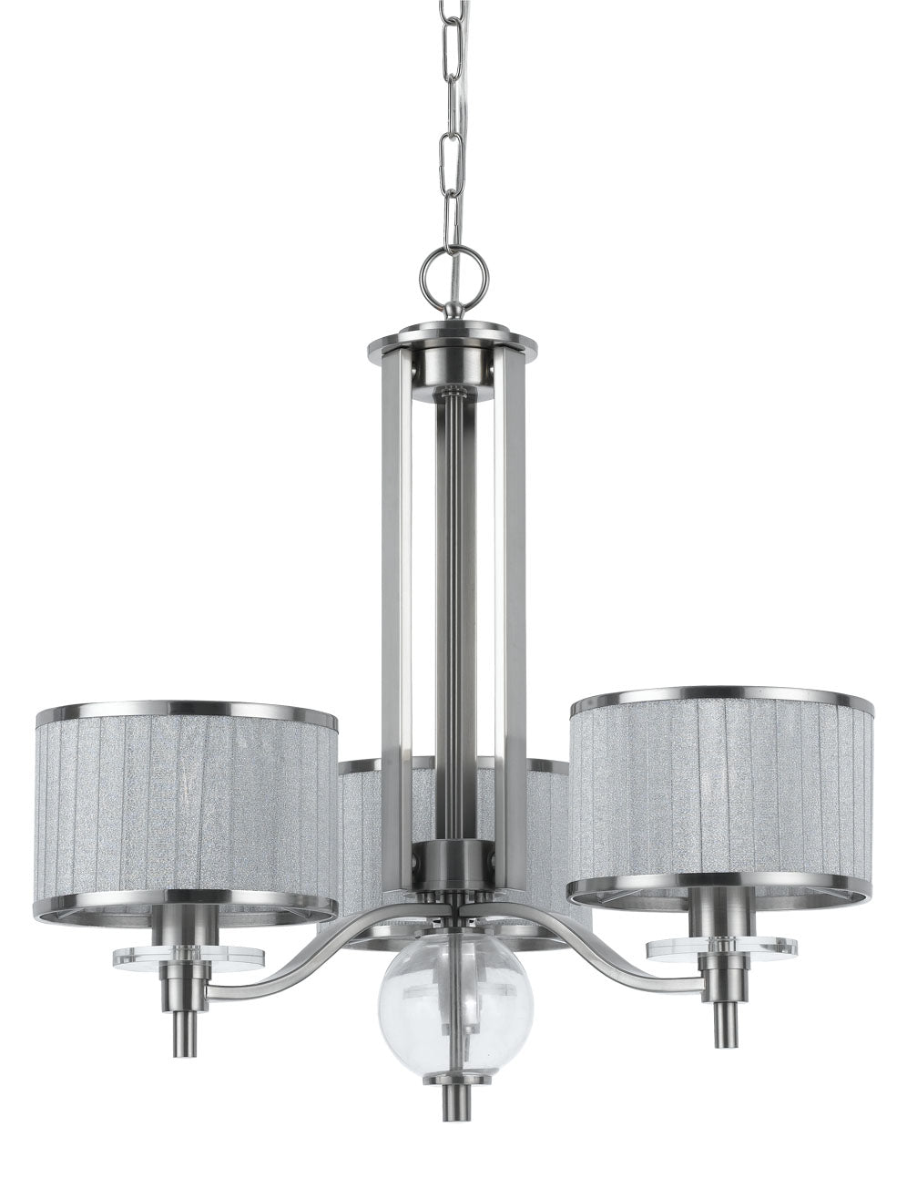 Cal Abaco FX-3522/3 Chandelier Light - Brushed Steel