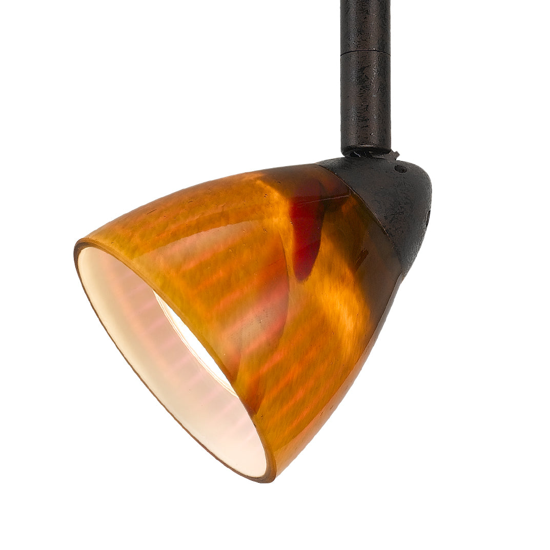 Cal Lighting HT-954-RU/AMS Serpentine Track One Light Track Fixture Track Light Bronze / Dark