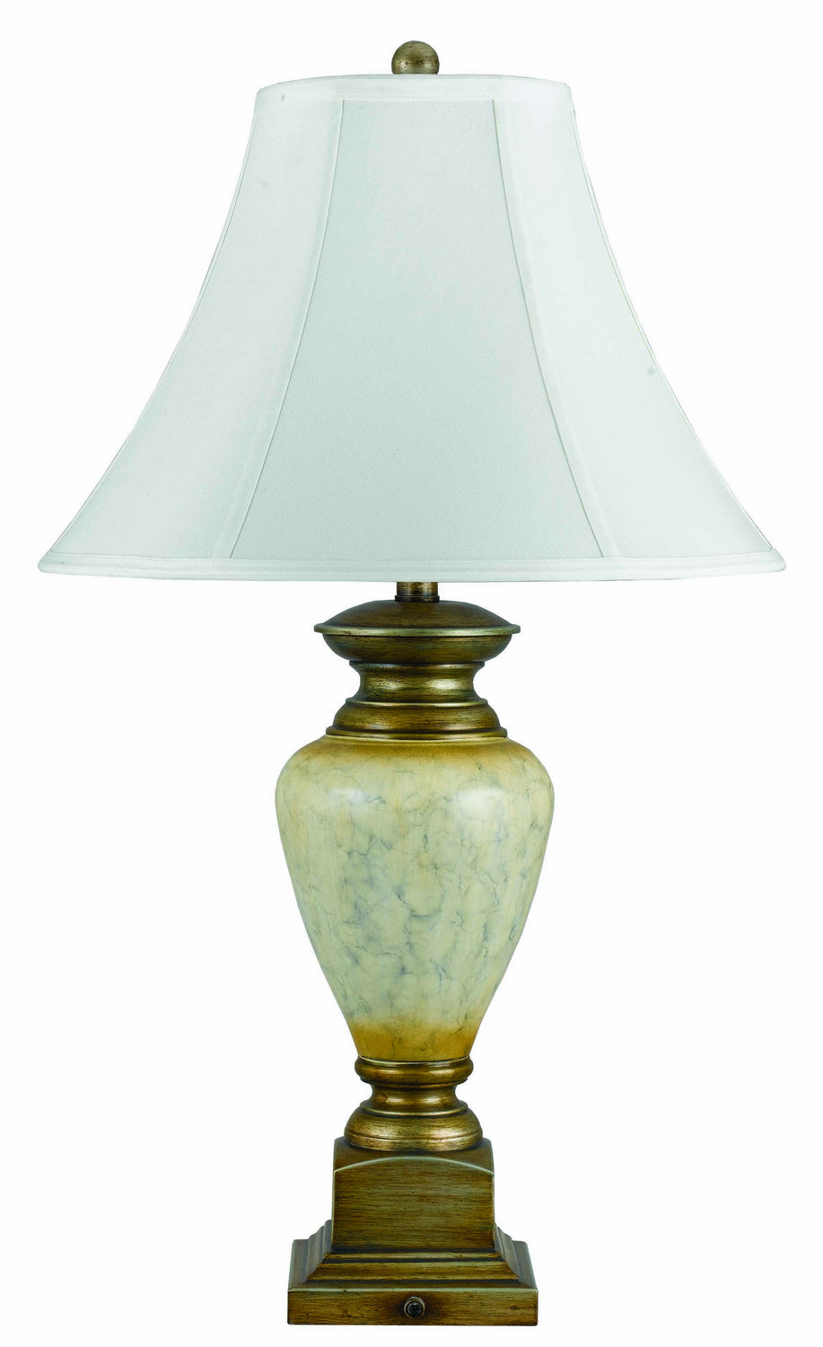 Cal Lighting LA-130 Table One Light Table Lamp Lamp Gold, Champ, Gld Leaf