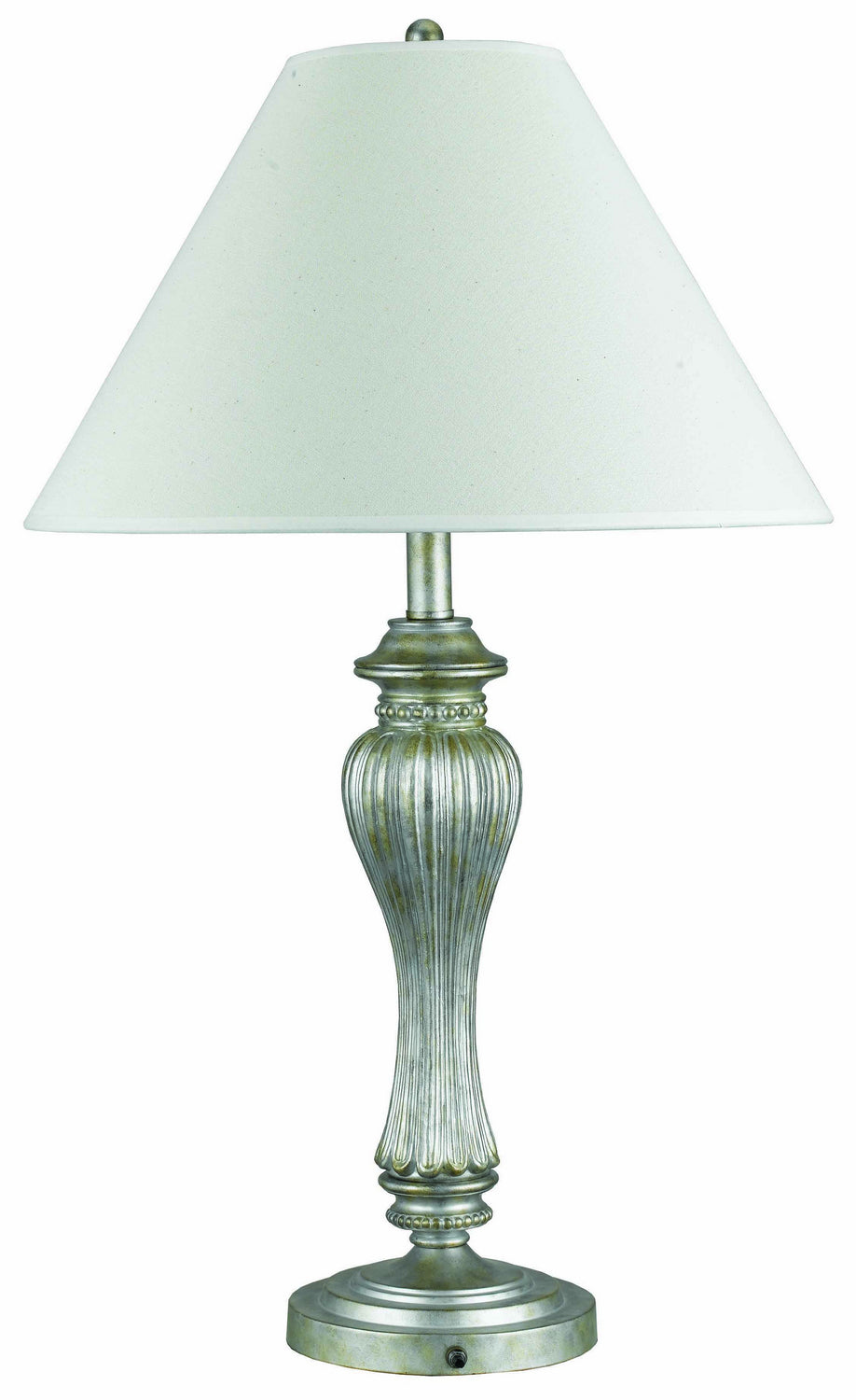 Cal Lighting LA-132 Table Lamp Table Lamp Lamp Pewter, Nickel, Silver