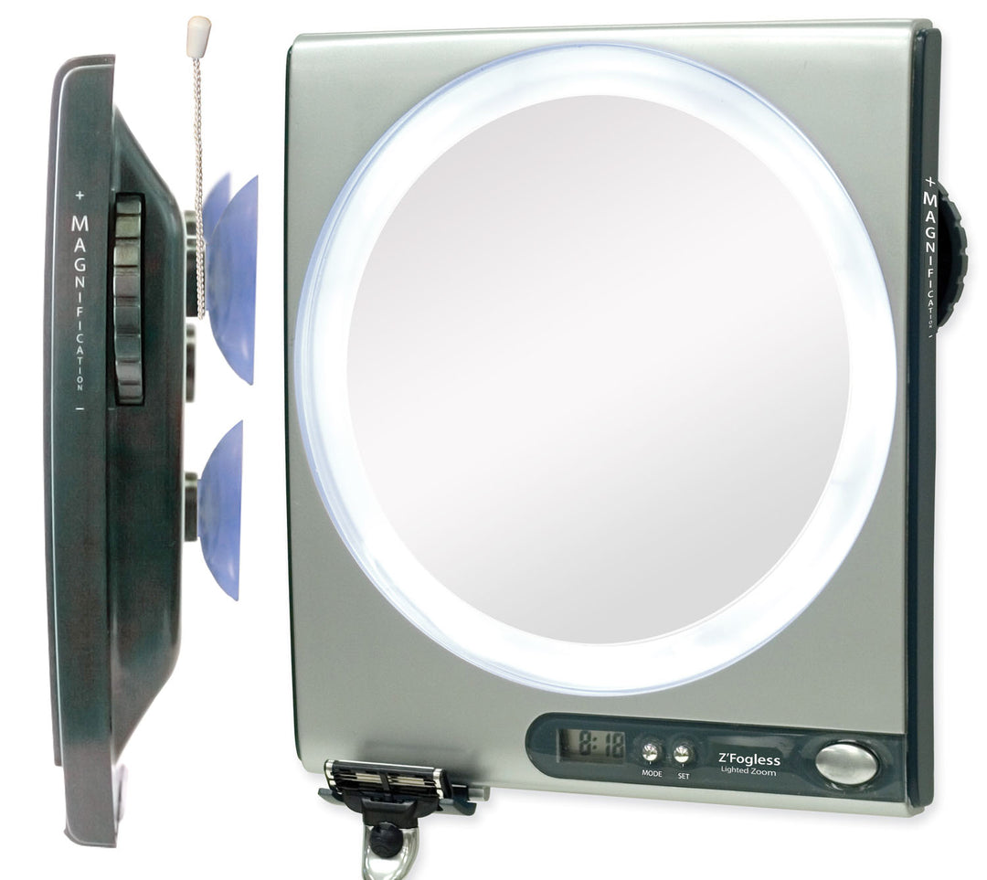 Zadro Lighting Z850 Z`Fogless Mirror Mirror Pewter, Nickel, Silver