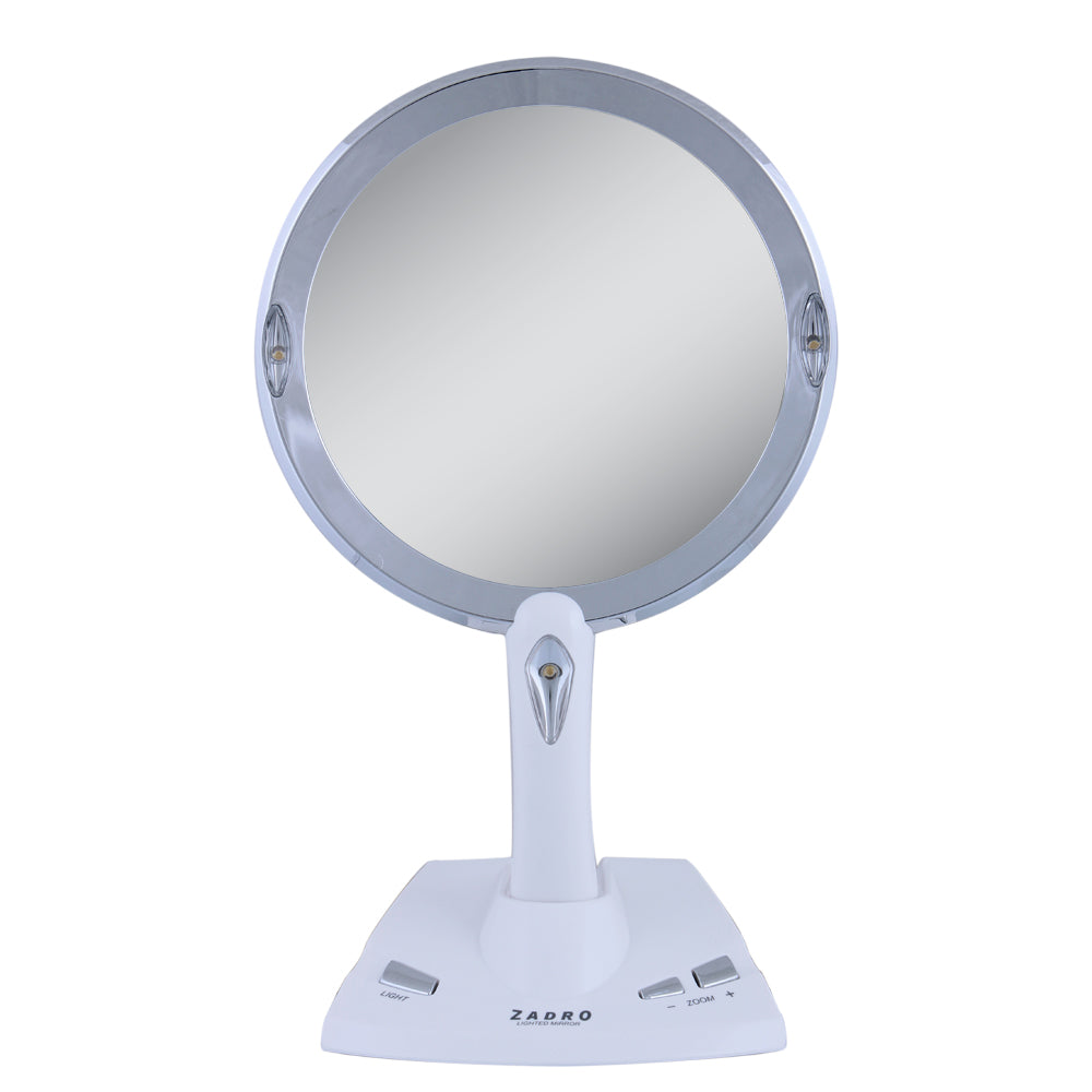 Zadro Lighting PZV01 Vanity Lighted Mirror Vanity Mrror Mirror White
